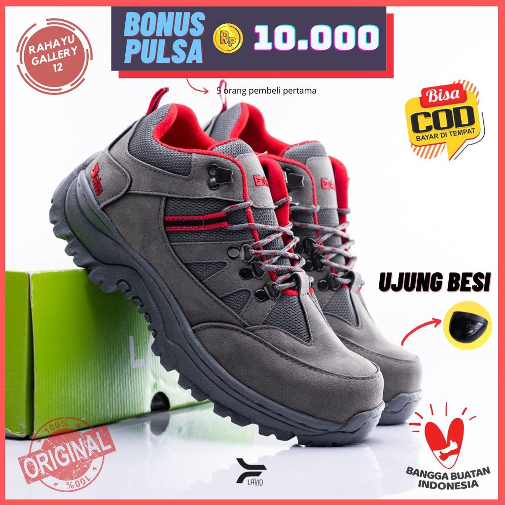 Sepatu Safety Pria Keren Sefty Ujung Besi Best Quality