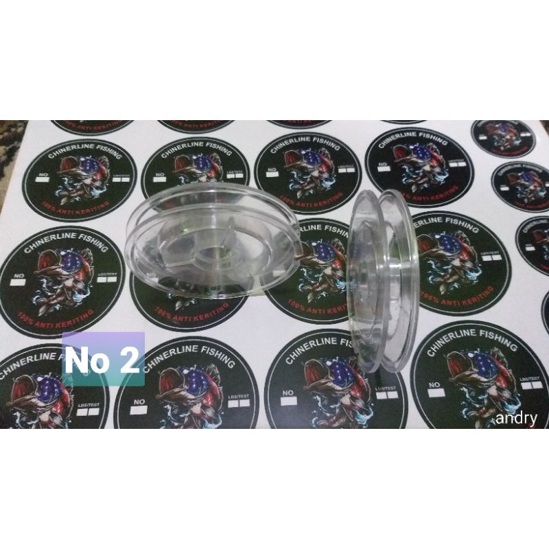 Rol Gulungan Senar Pancing No 2 Tipis