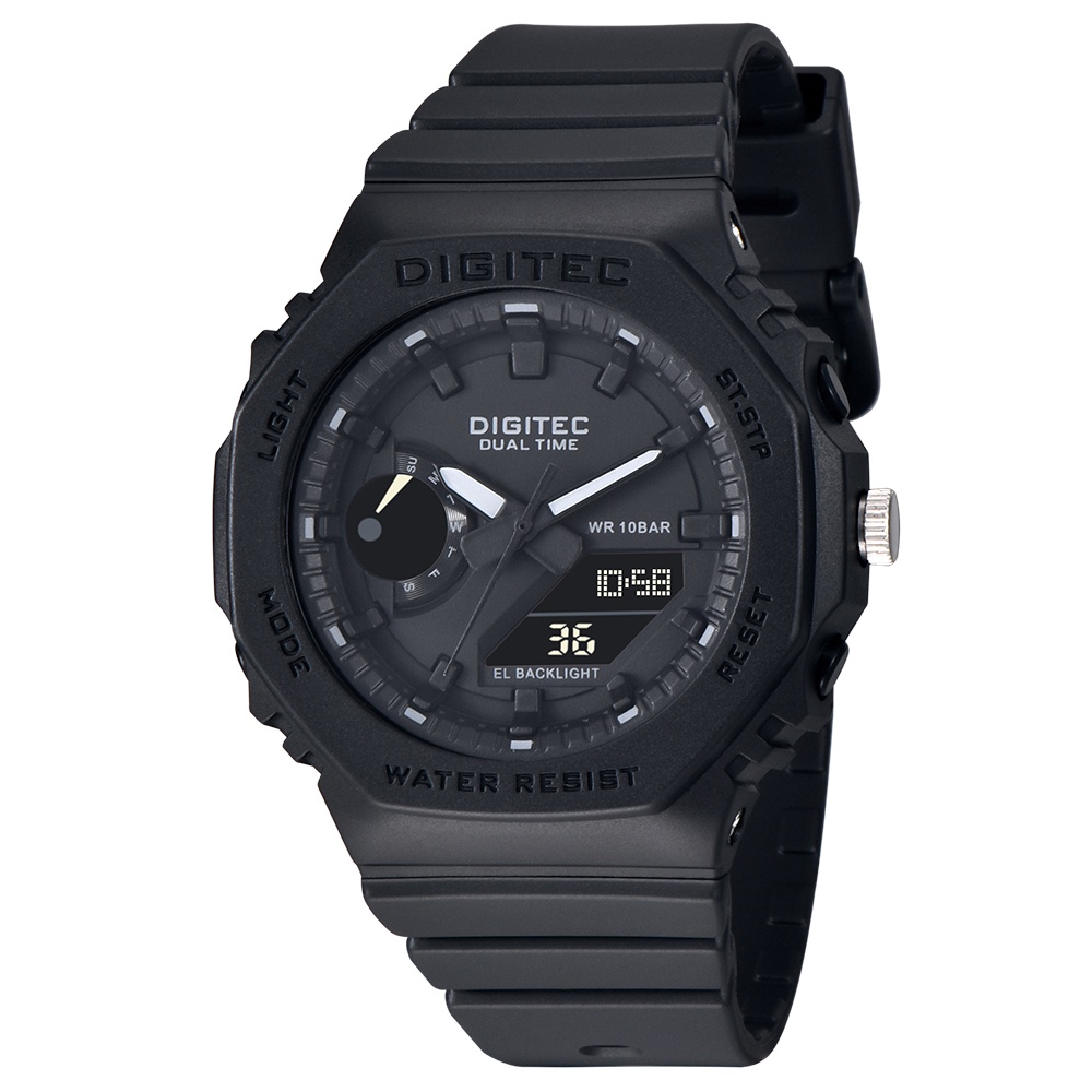 DIGITEC Jam Tangan Analog-Digital Wanita MDA-3119T Water Resist-BK-4B