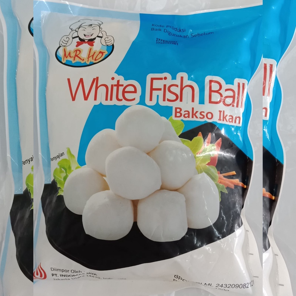 

Mr Ho White Fish Ball 450 gr (Bakso Ikan)