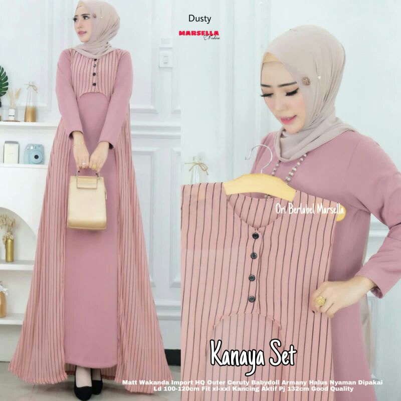Kanaya Set By Marsela ||Gamis Set