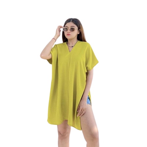 ZASKIYA - NINA LONG SQUARE | ATASAN TUNIK WANITA CRINGKEL PREMIUM