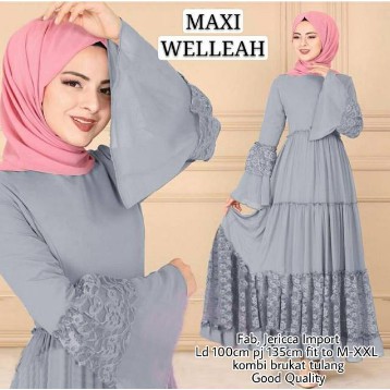 [ COD ] BIG SALE Humaira Dress | Agnia Maxi Brokat | Gamis Larky Kebaya Terlaris | Brukat Kondanga