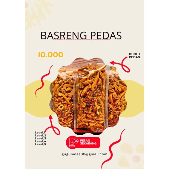 

basreng pedas daun jeruk