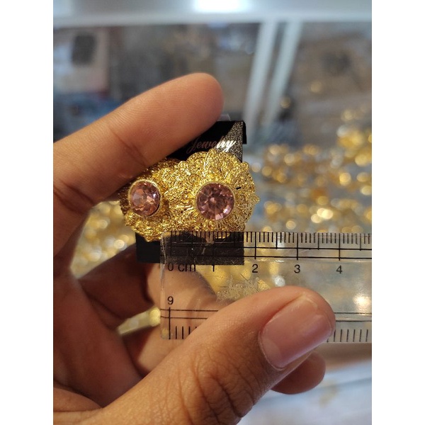 ANTING BULAT PERMATA ASLI / anting bali / aksesoris bali