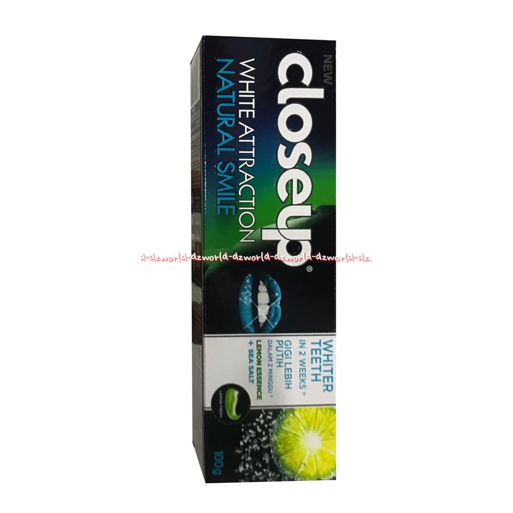 Closeup White Attraction Natural Smile Odol Pasta Gigi Close Up 100gr