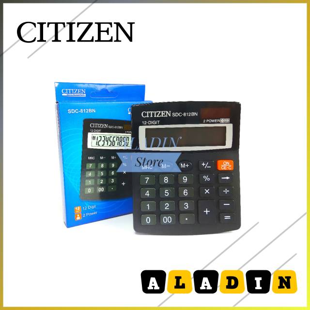 

KALKULATOR MINI CITIZEN 12 DIGIT SDC 812BN