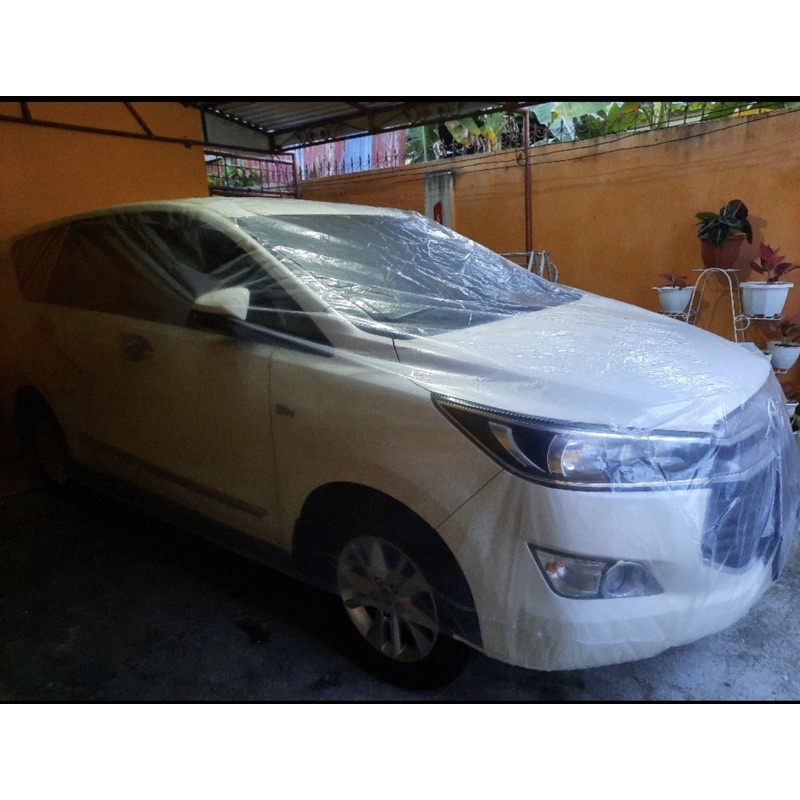COVER MOBIL TRANSPARAN TEBAL 100 MIKRON INNOVA REBORN ZENIX NEW TERIOS TUTUP MOBIL XPANDER APV TRANSPARAN WATERPROOF