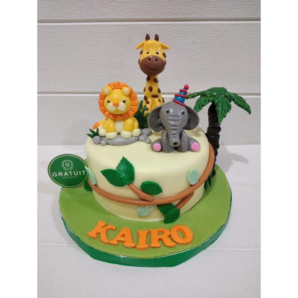 

cake animal / kue ultah uk 15cm