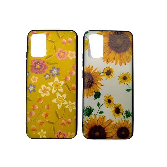 Case Bordir Flower SAMSUNG A12 A02S J1 ACE Motif Timbul 3D Bunga