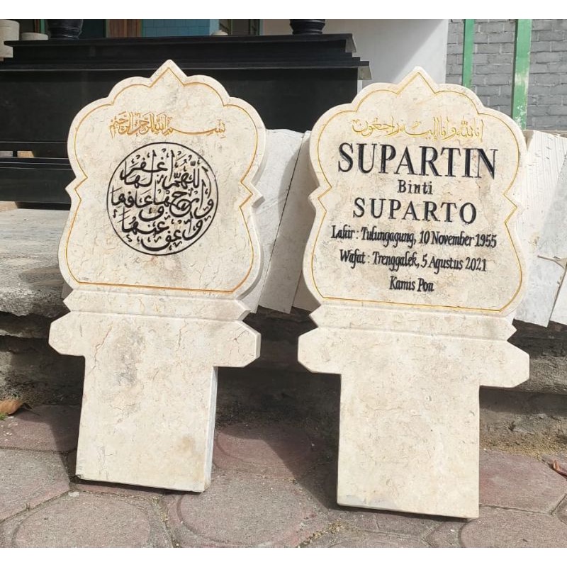Patok Marmer Nisan Marmer Maesan Marmer Nisan Tancap Marmer Patok Marmer Murah Nisan Makam Marmer Pa