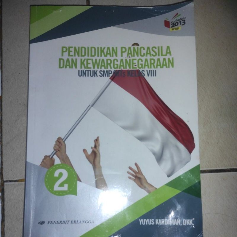 

Buku PKN UNTUK SMP MTs Kelas VIII Penerbit Erlangga