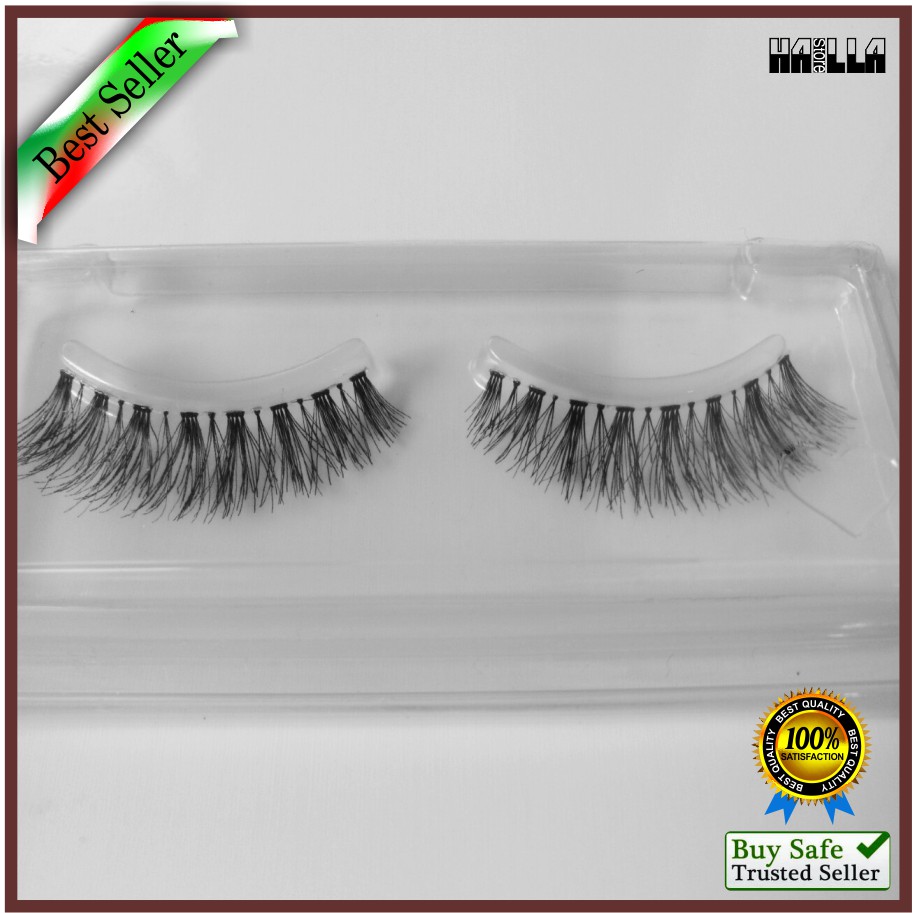 Bulu mata Palsu Fake Eyelash 415 Natural Lembut Premium Bagus Murah Kualitas Export