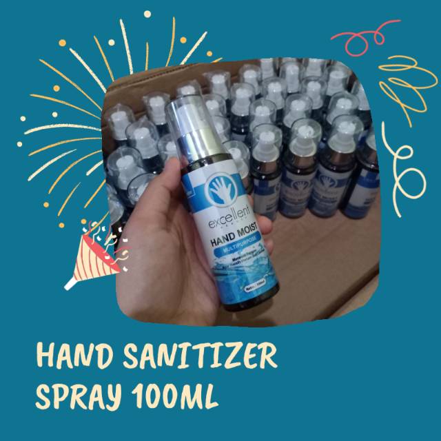 HAND SANITIZER ASEPTIC 100 ML PENCUCI TANGAN SPRAY ANTIS ANTISEPTIK EXCELLENT 100ML BPOM
