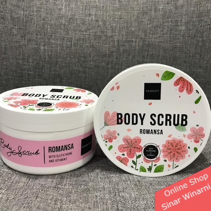 Body Scrub Scarlett Romansa / Lulur Mandi Scarlett Romansa
