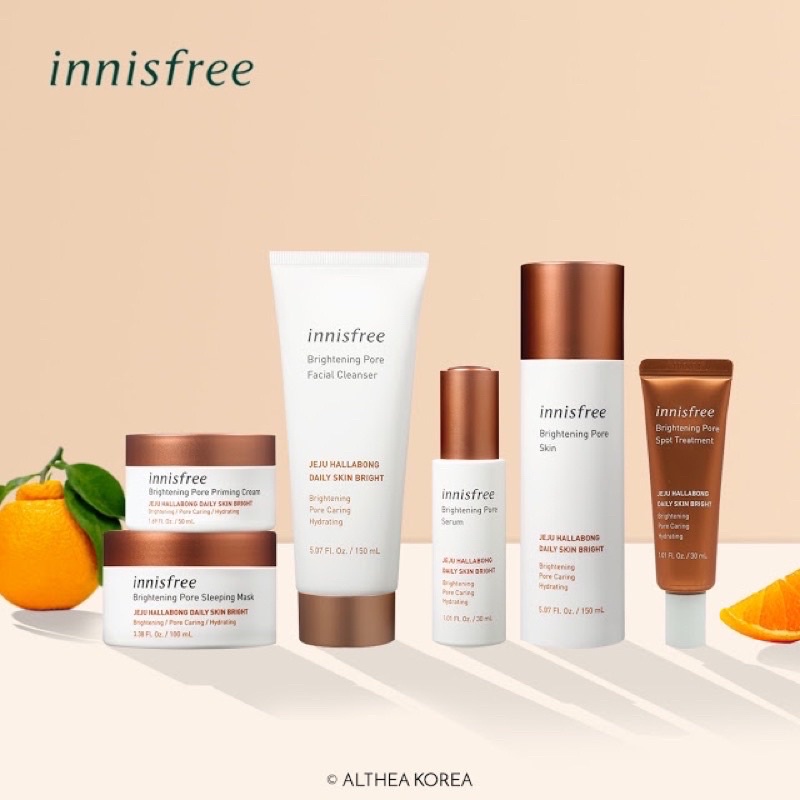 INNISFREE JEJU HALABONG BRIGHTENING PORE SKIN TONER | SERUM | SPOT TREATMENT | PRIMING CREAM | MASK