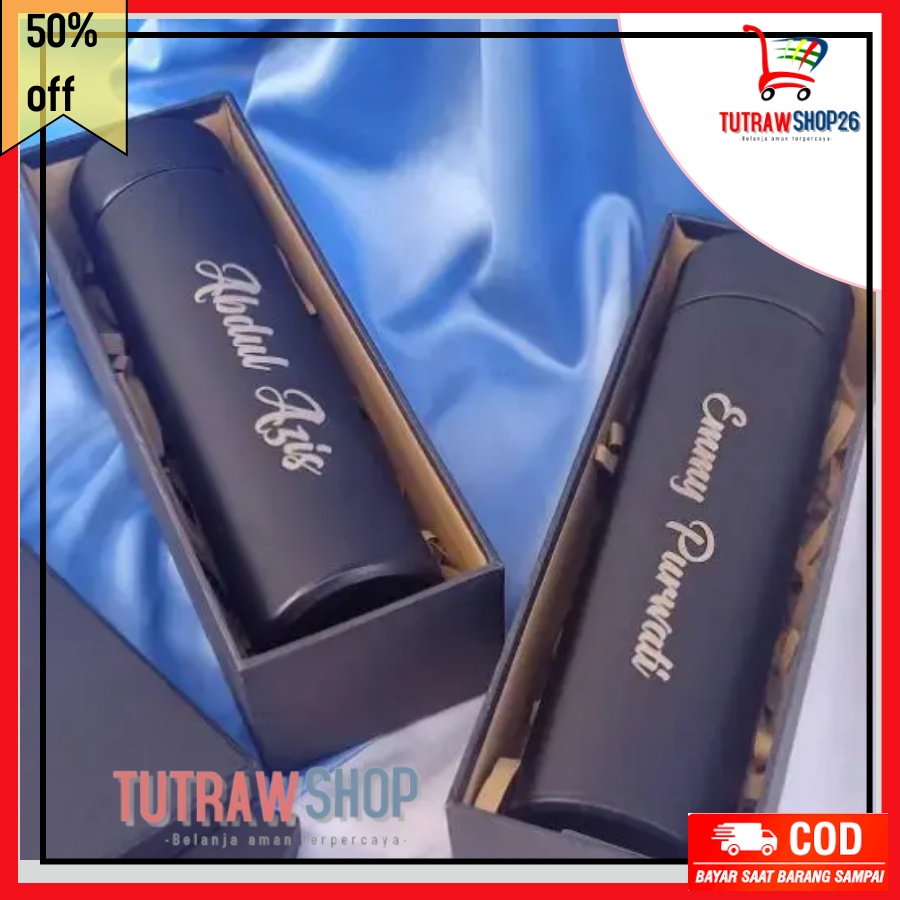 Termos Tupperware Tremos Tumblr Mini Buat Air Panas kopi 500ml Free Costum Custom Nama Dan Logo BTS 