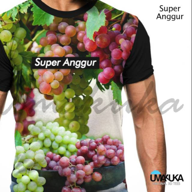 Super anggur / umakuka full print / grosir kaos / kaos murah / kaos pria-wanita-anak