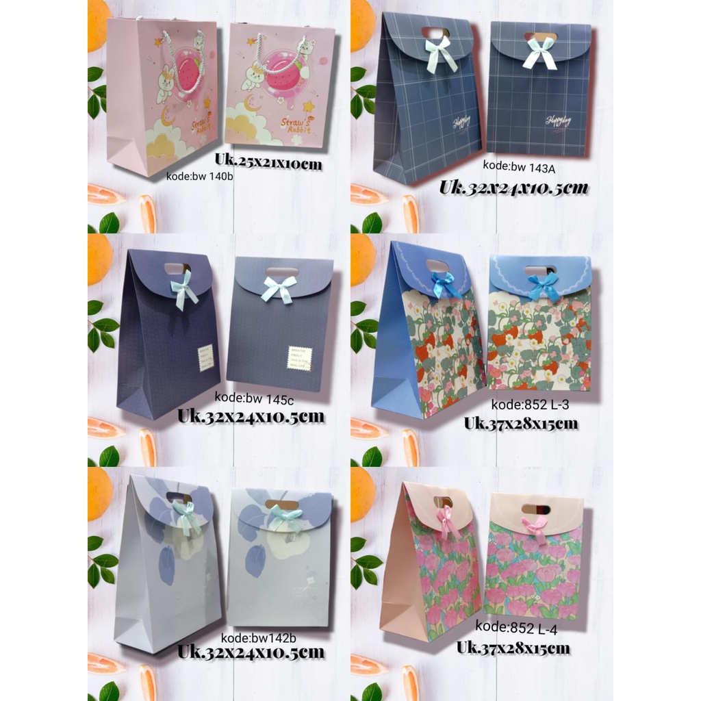 [ HARGA SATUAN ] PAPPER BAG PAPPERBAG KADO TAS ULTAH ULANG TAHUN MOTIF-1