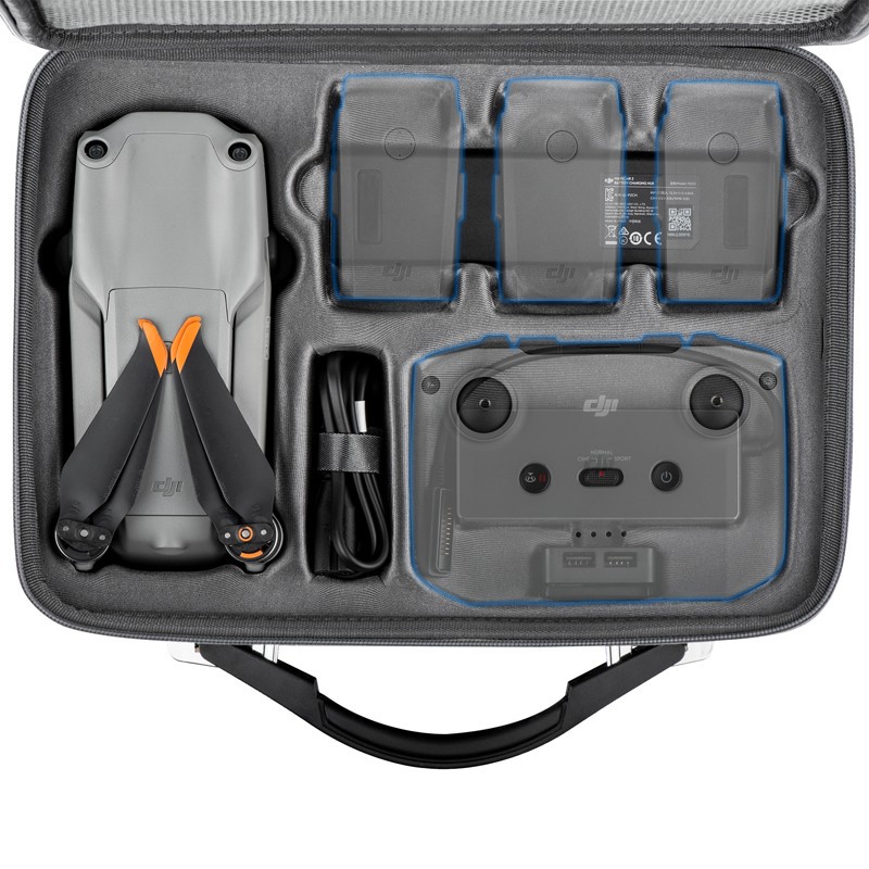 Startrc Highclass Grey Portable Carrying Case DJI Mavic Air 2S PU