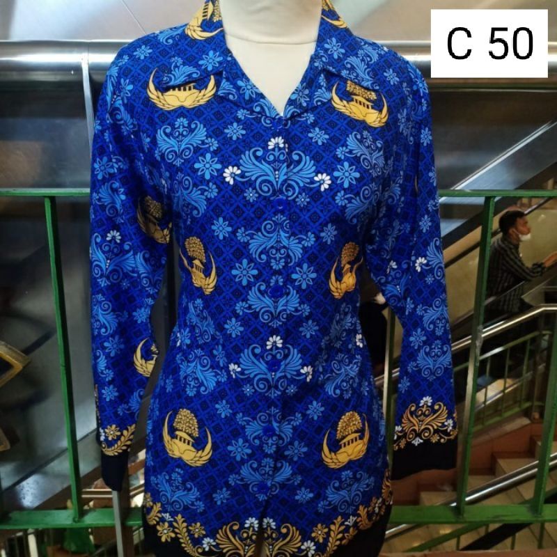[NEW ARRIVAL]Batik Korpri Wanita terbaru 2022 Sritex C 50