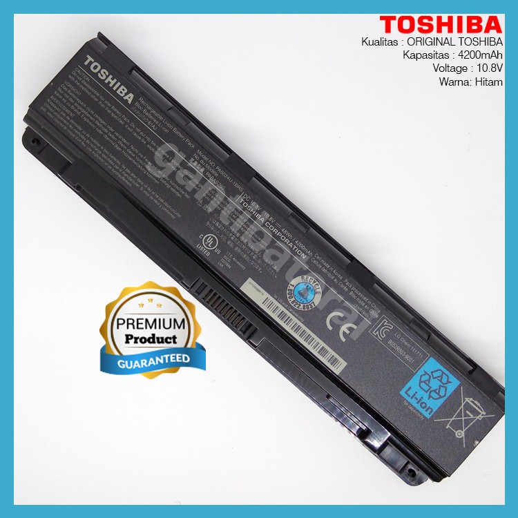 Baterai Toshiba C800 M840 M805 M800 P800 S800 P870 P800 L800 L805 L830 L835 L840 L845 L850 PA5024