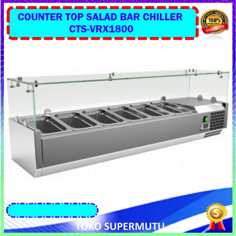 Counter Top Salad Bar Chiller CTS-VRX1800 FOMAC