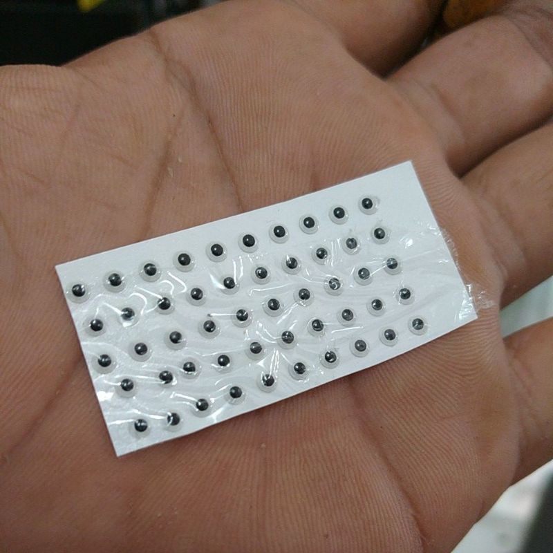 Mata Bulat 3D Glow in The Dark Untuk Umpan Metal jig  GID Luminous