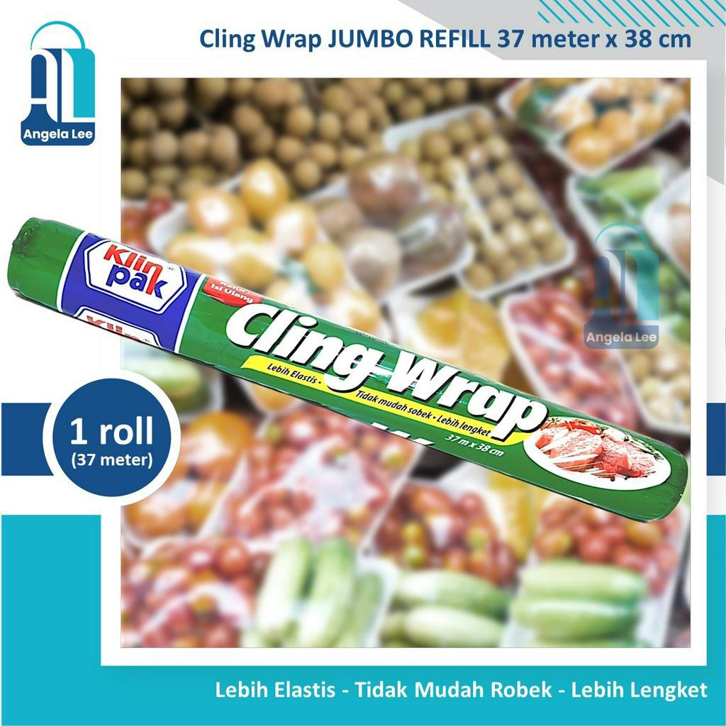 Klinpak Cling Wrap Jumbo Refill 37m x 38cm - Plastik Segel makanan