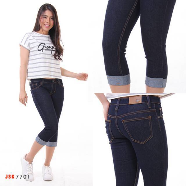 Celana Pendek 7/8 Jeans Stik balik JSK Jeans Bestseller produk JSK jeans