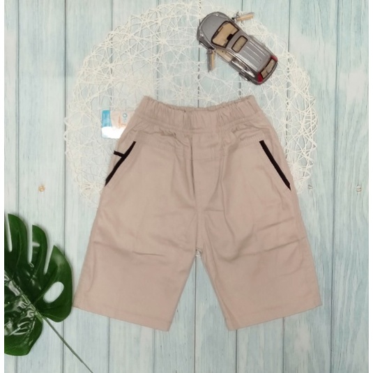 Celana Chino Pendek Anak Usia 1-10 Tahun/ OSHBOSSPREMIUM-KREM