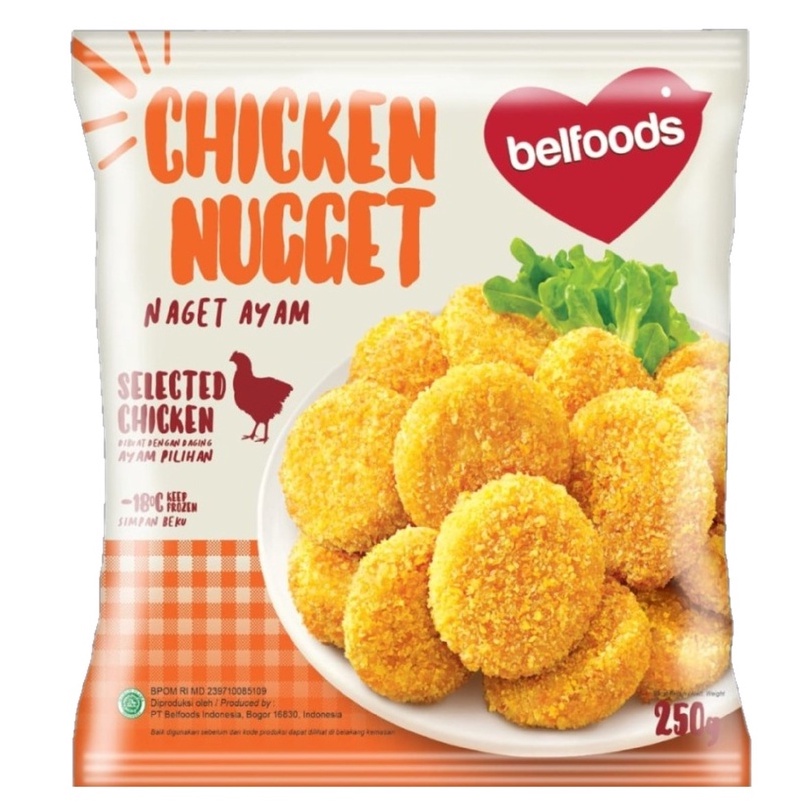 Jual BELFOODS FAVORITE CHICKEN NUGGET 250g | Shopee Indonesia