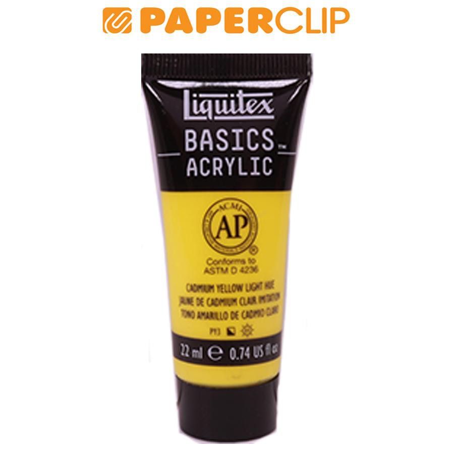 

New 1058159 LIQUITEX ACRYLIC BASIC 22ML CADMIUM YELLOW LIGHT HUE