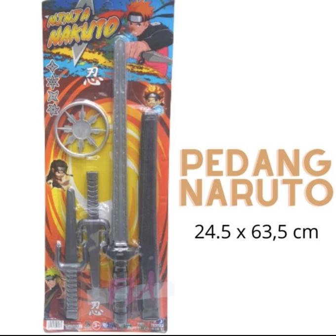 Mainan pedang samurai ninja anak double stick pisau warrior paw .