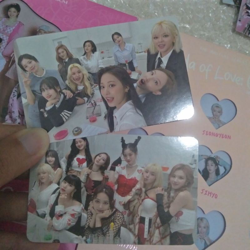 TWICE Formula Of Love Photocard Album Only