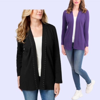 Karen Studded Cardigan - Isuga Bohem Long Cardi Wanita
