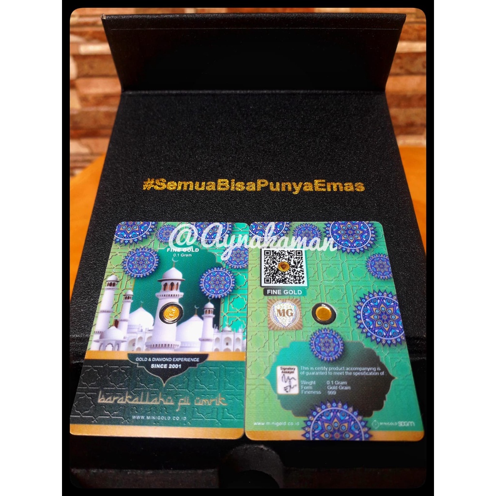 MiniGold Emas Gift Series Barakallahu Fii Umrik