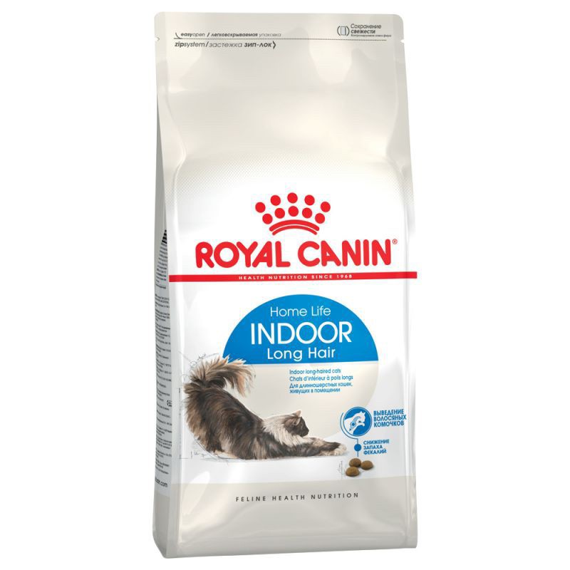 ROYAL CANIN INDOOR LONGHAIR 400GR / MAKANAN KUCING BULU PANJANG