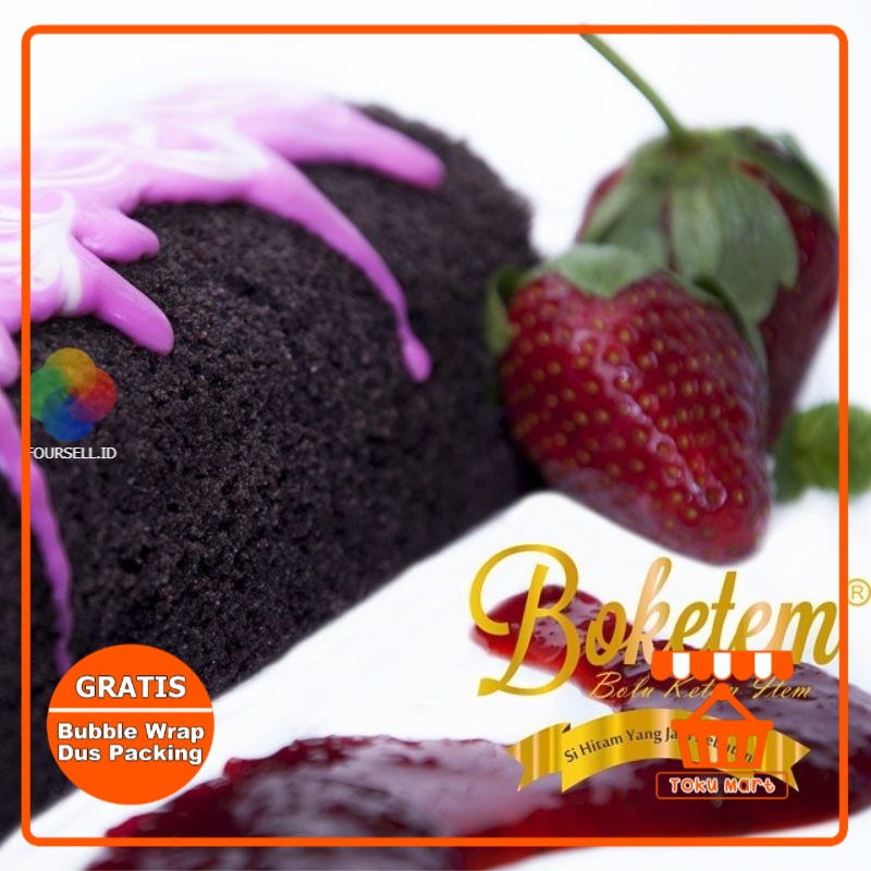 

Boketem Strawberry (PACKING AMAN) - BOLU KETAN HITAM BUKAN BROWNIES Oleh Oleh Bandung Kue Bandung