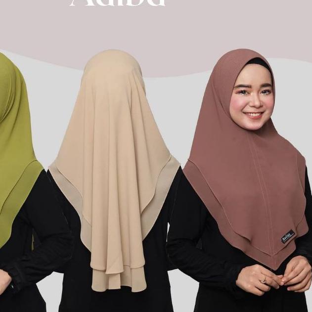 ♦ Khimar Mini ADIBA Original Awliya Hijab ➽