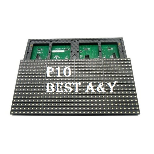 LED Display P10 SMD Running Text Full Outdoor Blue Biru 32x16