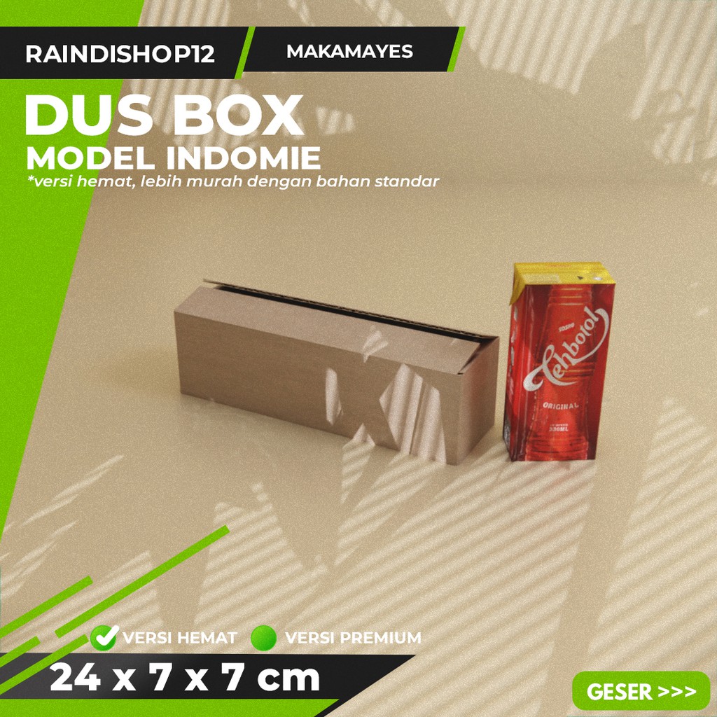 

BOX 24 X 7 X 7 CM KARDUS KOTAK KEMASAN PACKAGING KADO POLOS