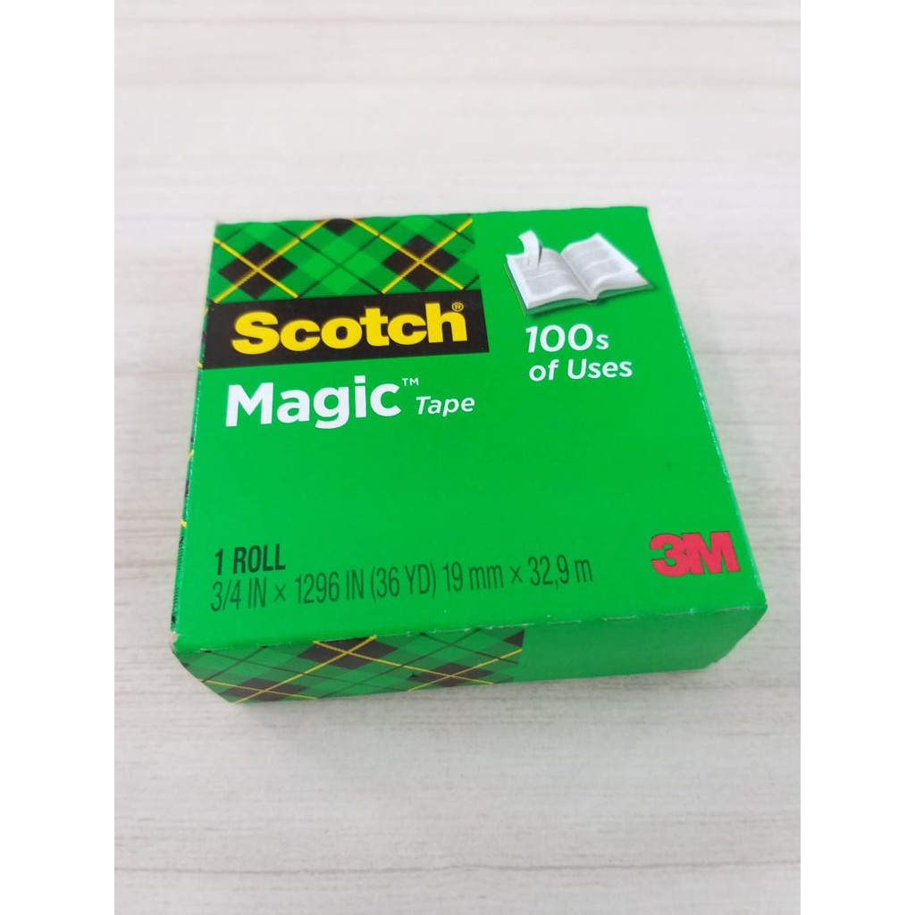 

Selotip Isolasi Bening SCOTCH 3M 3/4 IN X 36 Y 19 MM X 32.9 M 10221830 | SCOTCH MAGIC 810 19MMX32,9M