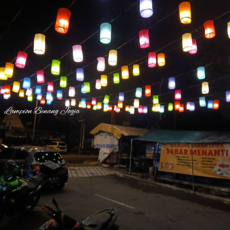[TERMURAH] Lampion Kain Oval 20cm / Lampion Kain / Lampion Outdoor Kain / Lentera Kain /Lampion Cina