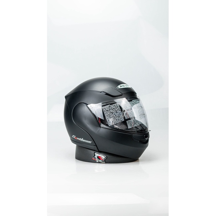 HELM MOTOR ZEUS 3000 3000A ZS3000A ZS3000 MATT BLACK HELM MODULAR IMPORT ORI SNI
