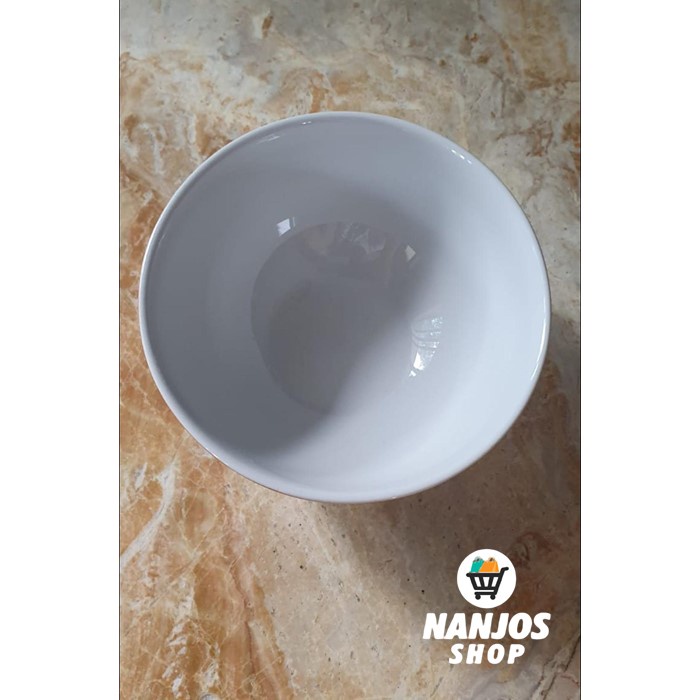 Kopin  Mangkuk / Mangkok Keramik Porcelain Bowl Mahkota Mewah Kpq 6b 6 Inci