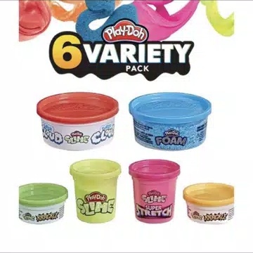 Toys Store -  Play Doh Playdoh Compound Corner Variety 6 Pack - Slime Cloud Krackle