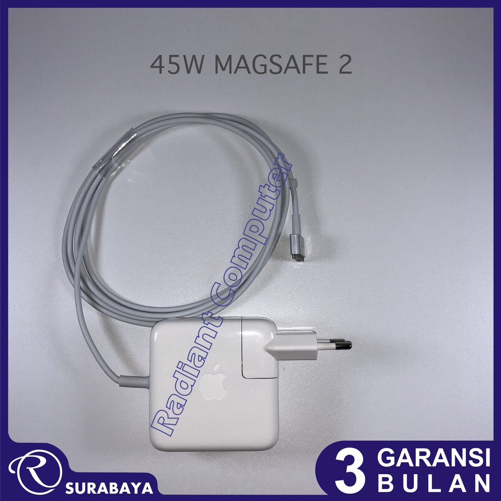 Adaptor Charger Apple 45W Magsafe 2 model A1436