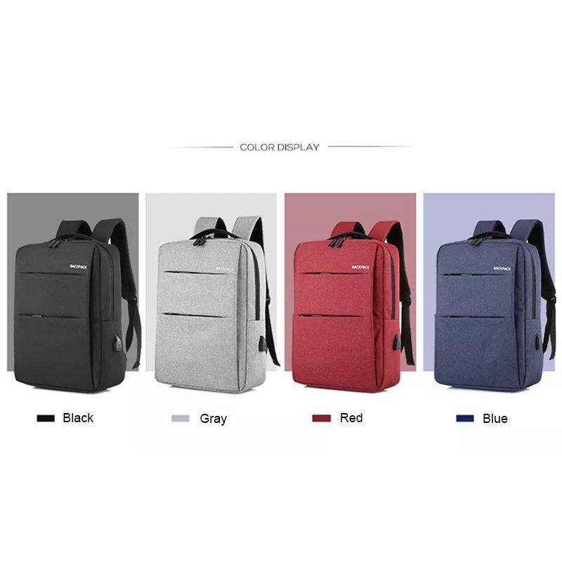 TAS RANSEL PRIA WANITA-TAS RANSEL SEKOLAH BACKPACK ZIPPER TWO