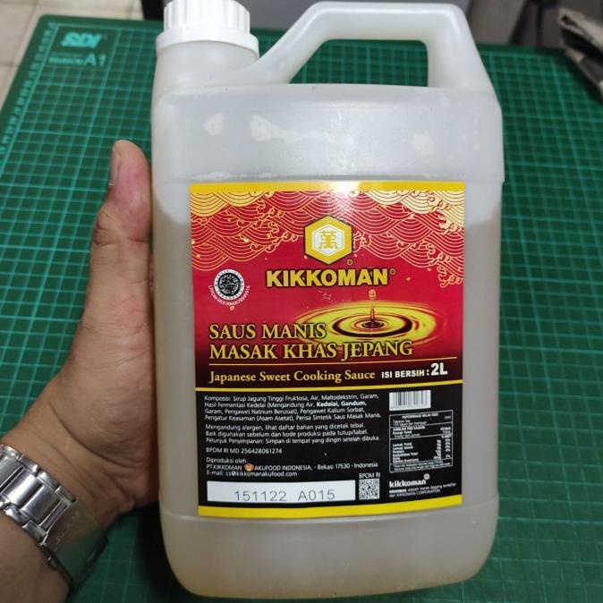 

(:(:(:(] KIKKOMAN SAUS MANIS MASAK KHAS JEPANG 2 LITER / MIRIN HALAL